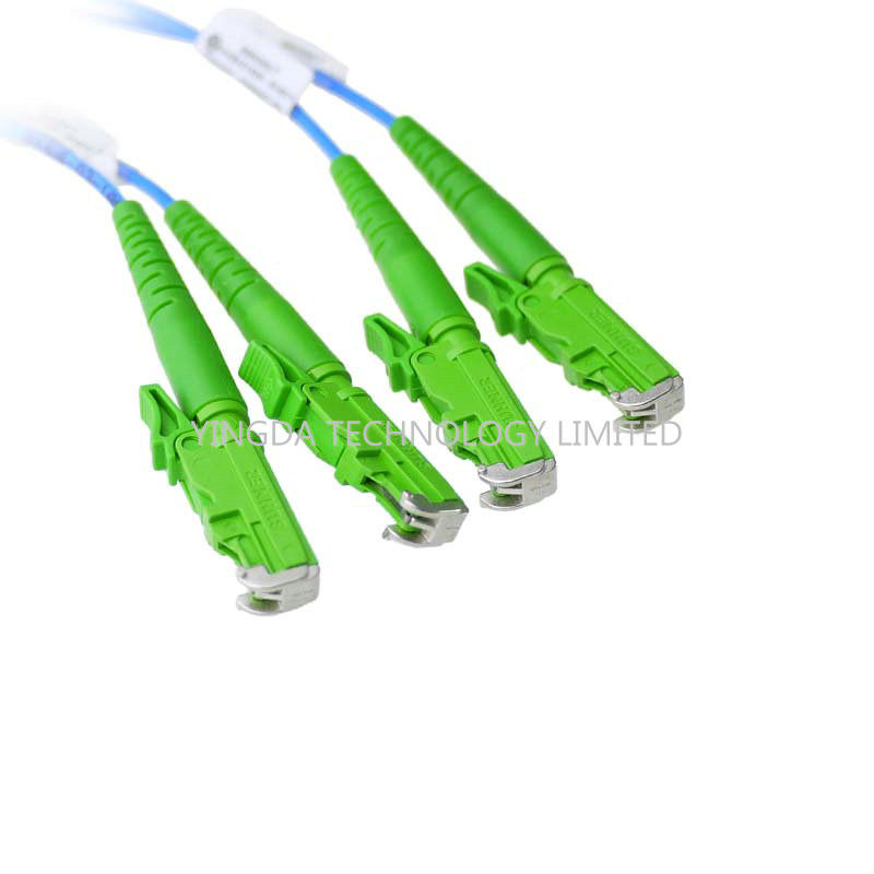E2000 / APC - E2000 / APC Fiber Optic Patch Cord Singlemode Duplex Blue Cable LSZH