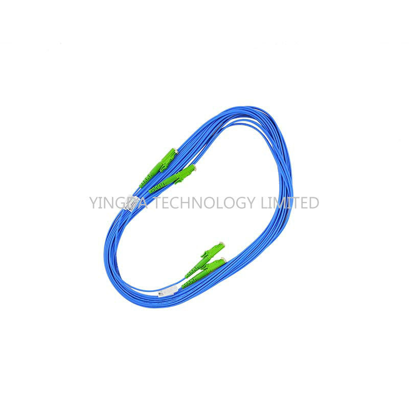 E2000 / APC - E2000 / APC Fiber Optic Patch Cord Singlemode Duplex Blue Cable LSZH