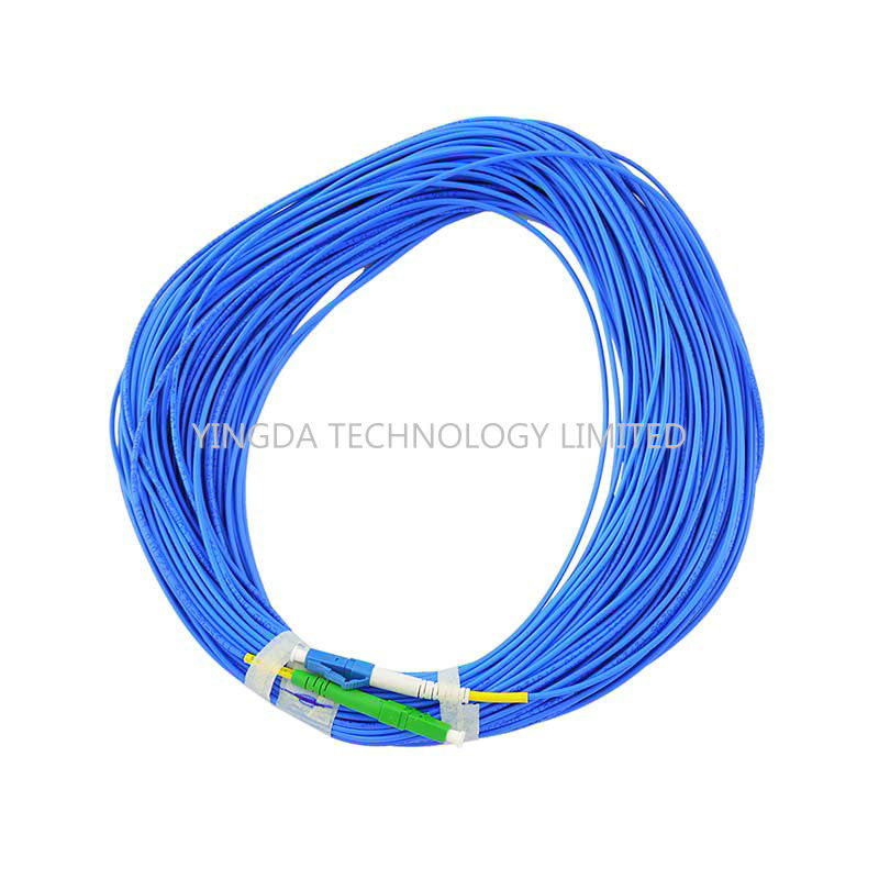High flexibility APC LC - LC Fiber Optic Patch Cord 40M For Buildings / Outdoor