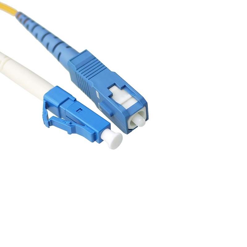 LC / SC CATV Fiber Optic Patch Cord Cable SM SX 15 Meter / Fiber Optic Assemblies