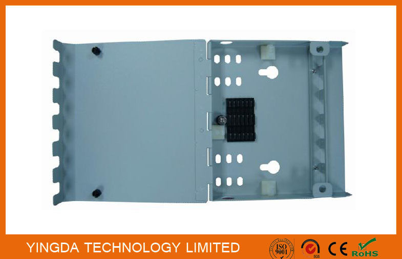FTTx Mini 6 Port Fiber Optic Termination Box Flip Cover , Fiber Optic Joint Box