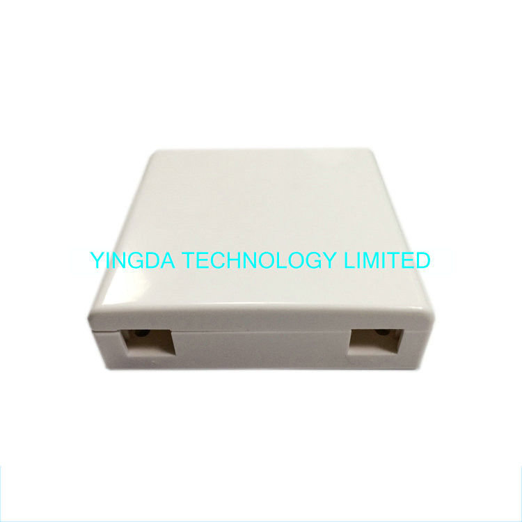 Fiber Optic Cable Wall Mount Box, FTTH 86 Wall Outlet Adaptor Interface SC FC