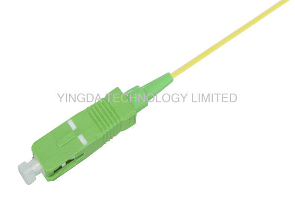 Pigtails SC APC Singlemode Simplex 3 M 900 um PVC Yellow Fiber Optic Cable
