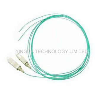 Fiber Optic Pigtail SC OM3 10Gigabit Aqua 50/125um 2 Meter LSZH G657A1 Mulitmode Fiber 0.9mm