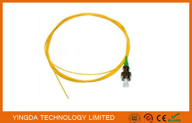Pigtail OS1 FC APC Simplex SM 0.9mm 3Meter Fiber Optic Cable Yellow