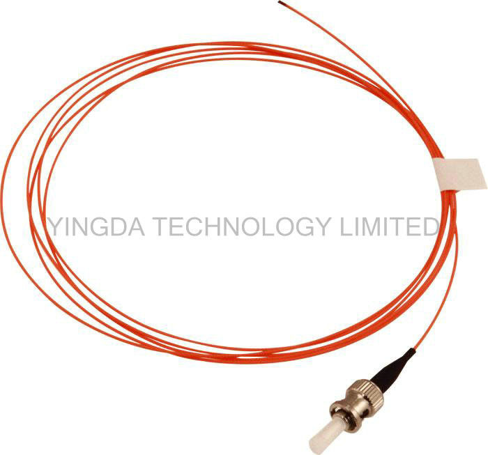 ST MM 50 / 125 um Pigtails 2 Meters 900um Orange OM2 , Fiber Optic Patch Cord ST MM SX