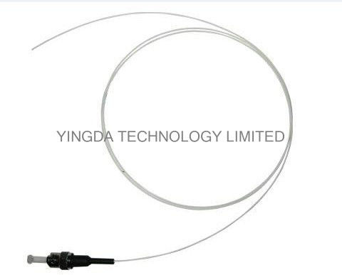 ST UPC SM SX Pigtail , Optic Fiber Pigtails ST Singlemode Simplex White Cable