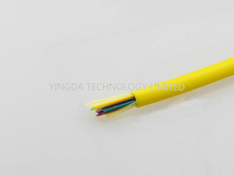 Indoor Multi-Fiber Multi-purpose Fiber Optic Distribution Cable Tight Buffer Aramid Yarn