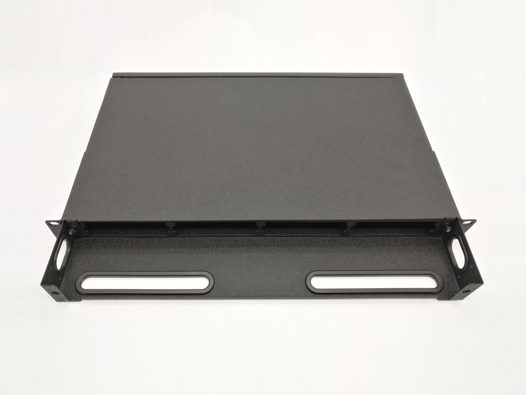 96 Fibers Rack Mount MTP MPO Cassette Management Patch Panel With 24 Fibers Truck Cable Assembly