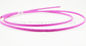 LC / PC - FC / PC Fiber Optic Patch Cord Jumper OM4 50/125um Multimode LSZH 2M Pink Jacket