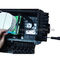 IP68 16Ports Fiber Cable Joint Box , Black PP Fiber Optic Enclosures Outdoor