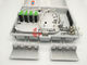 1X8 SC APC PLC Splitter FTTH Drop Cable Fiber Optic Termination Panel Plastic White 2In 16Out