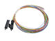 Ribbon Fiber Optic Breakout 4 6 12 Core Fan Out Kit 0.9mm Buffer Tube 2 Mts 6 Feet