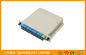 ISO Fiber Optic PLC Splitter Cassette Loaded With SC Connector , 1 Slot LGX Optic Spltiter