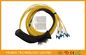 Waterproof SM MTP MPO Cable , 12 Core Fiber Optic Cable With Pulling Eye Plug