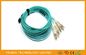 MPO- 8 LC 3 MTP MPO Cable Patch Cord With QSFP +  SR4 Optical Transceivers