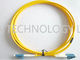 LC / UPC- LC / UPC SM Duplex Fiber Optic Patch Cord 2.0mm With Clip Zipcord