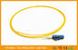 LC SM LSZH Optical Fiber Pigtail 900um White 1.5M UPC Polish , Single Mode Fiber Pigtails