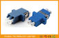 PBT Fiber Optic Adapter LC Duplex SC Footprint Type Blue Single Mode High Density