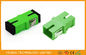 Simplex Fiber Optic Adapter Short Flange Singlemode No Flange / Plastic SC Coupler