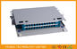 24 Fibre Optic Patch Panel 19&quot; , SC Cable Distribution Box With Cold - rolled Steel Material