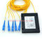 Low PDL PLC Splitter Box Module SC / UPC G657A2 1.5M Blue , Fiber Optic Splitter