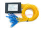 Small FTTH Passive Fiber Optic PLC Splitter 1X16 SC SM 2.0mm High Stability
