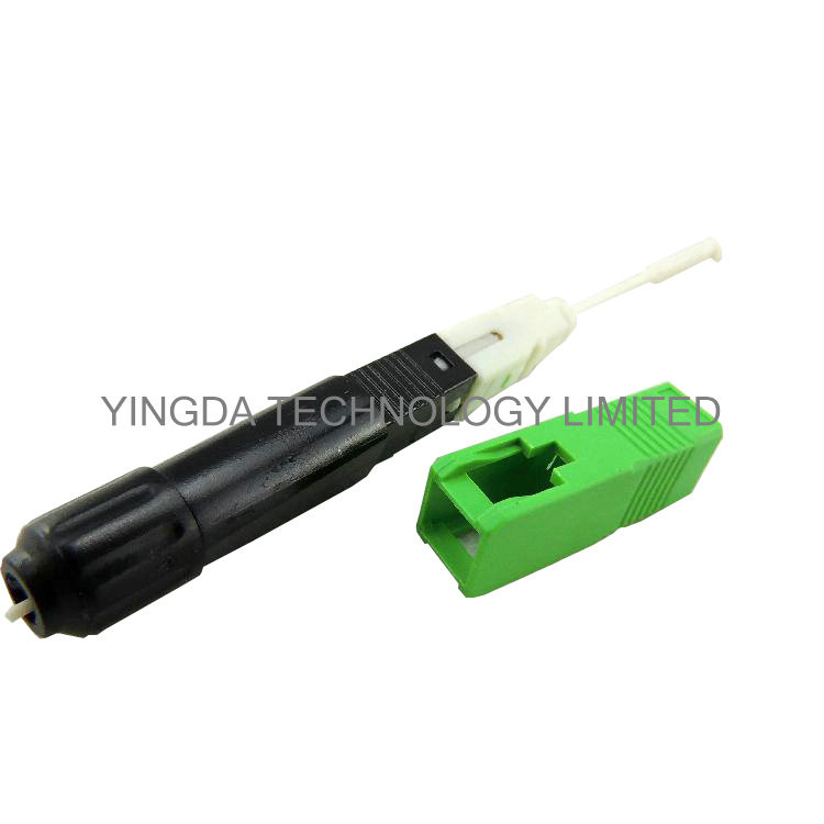 SC / APC Fusion Splice - On FIC Field Installable Connector SC 0.9mm
