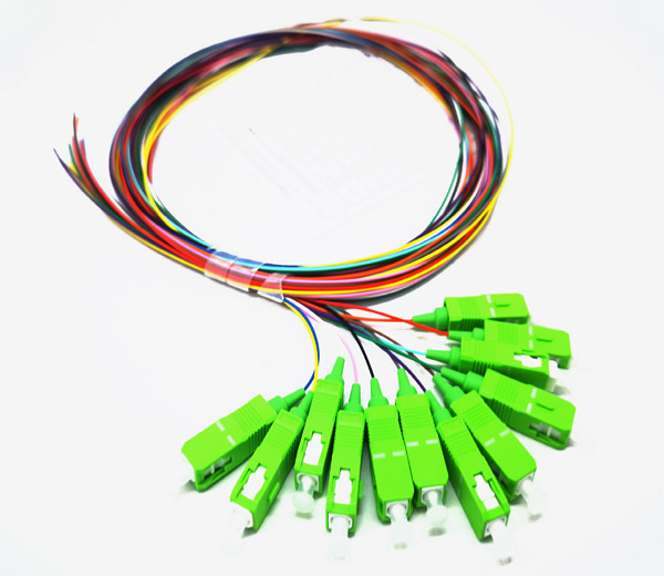 SC APC Fiber Optical Pigtails LSZH 900um SM Ceramic Ferrule For ...