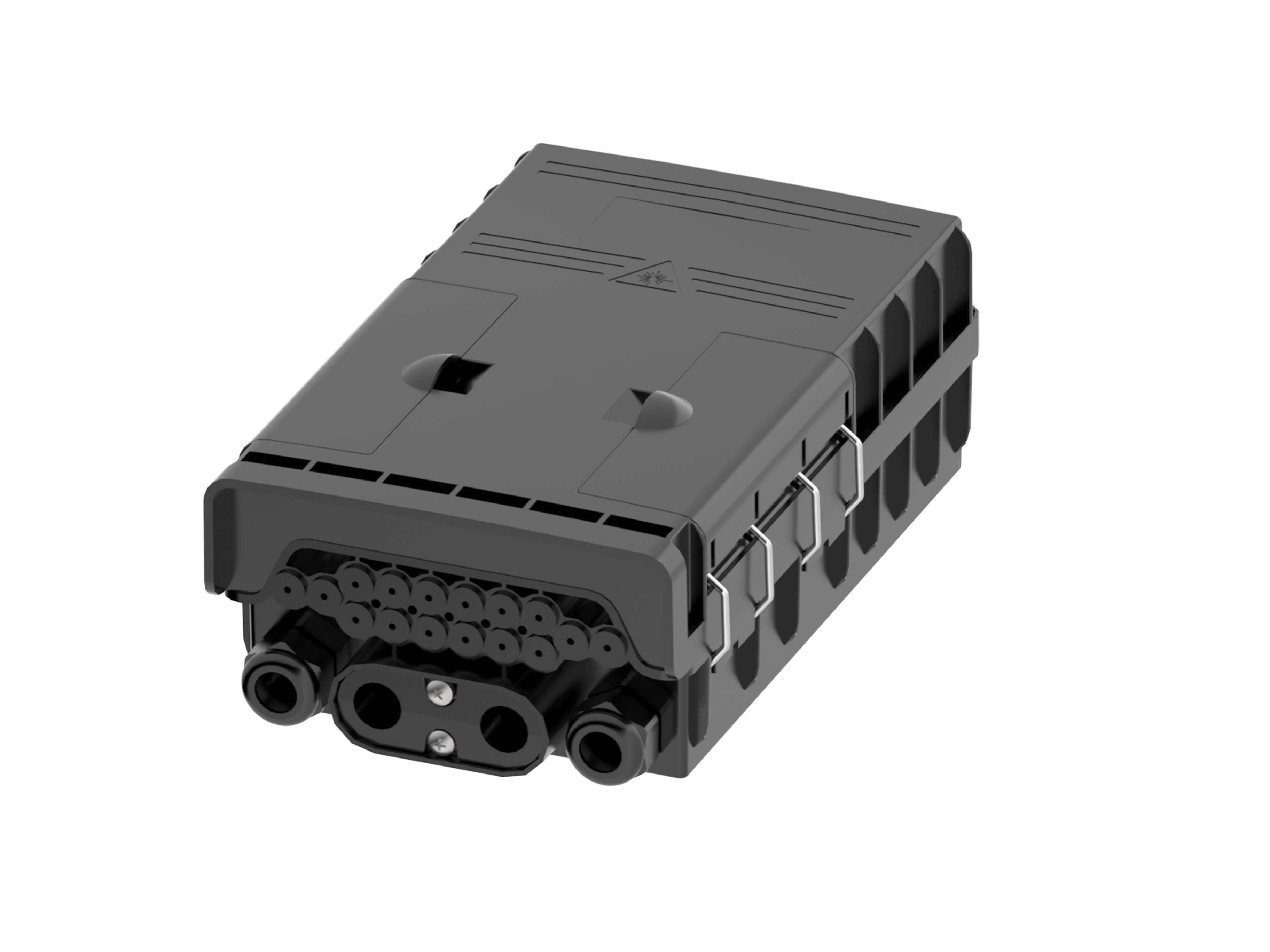 NAP Caja De Terminal 36 Cores Ftth Fiber Optic Splitter Box FAT Black