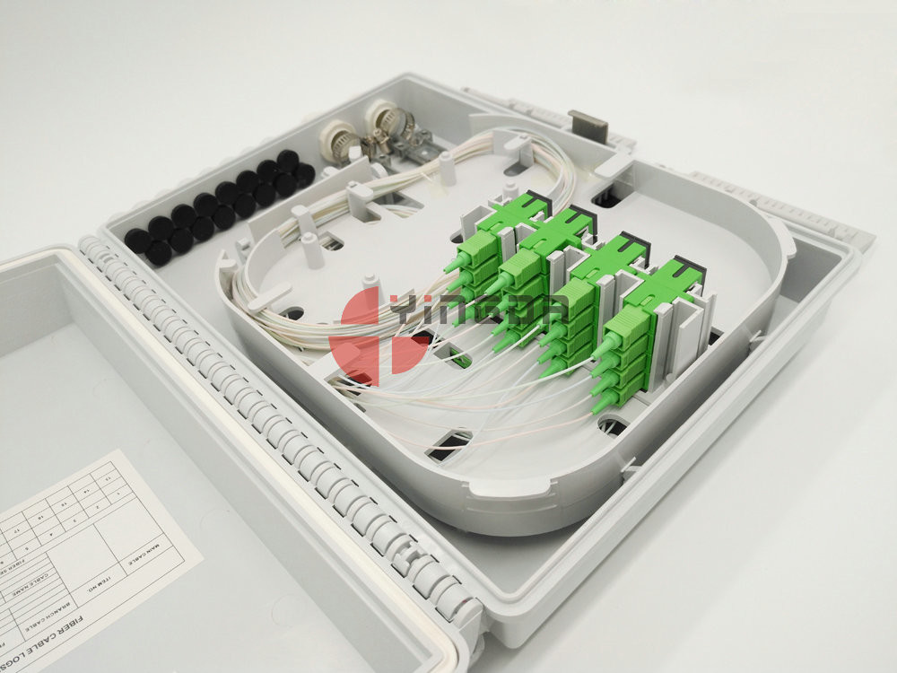 24 Fibers Fibre Termination Box Pole Mounting Fiber Optic Junction Box