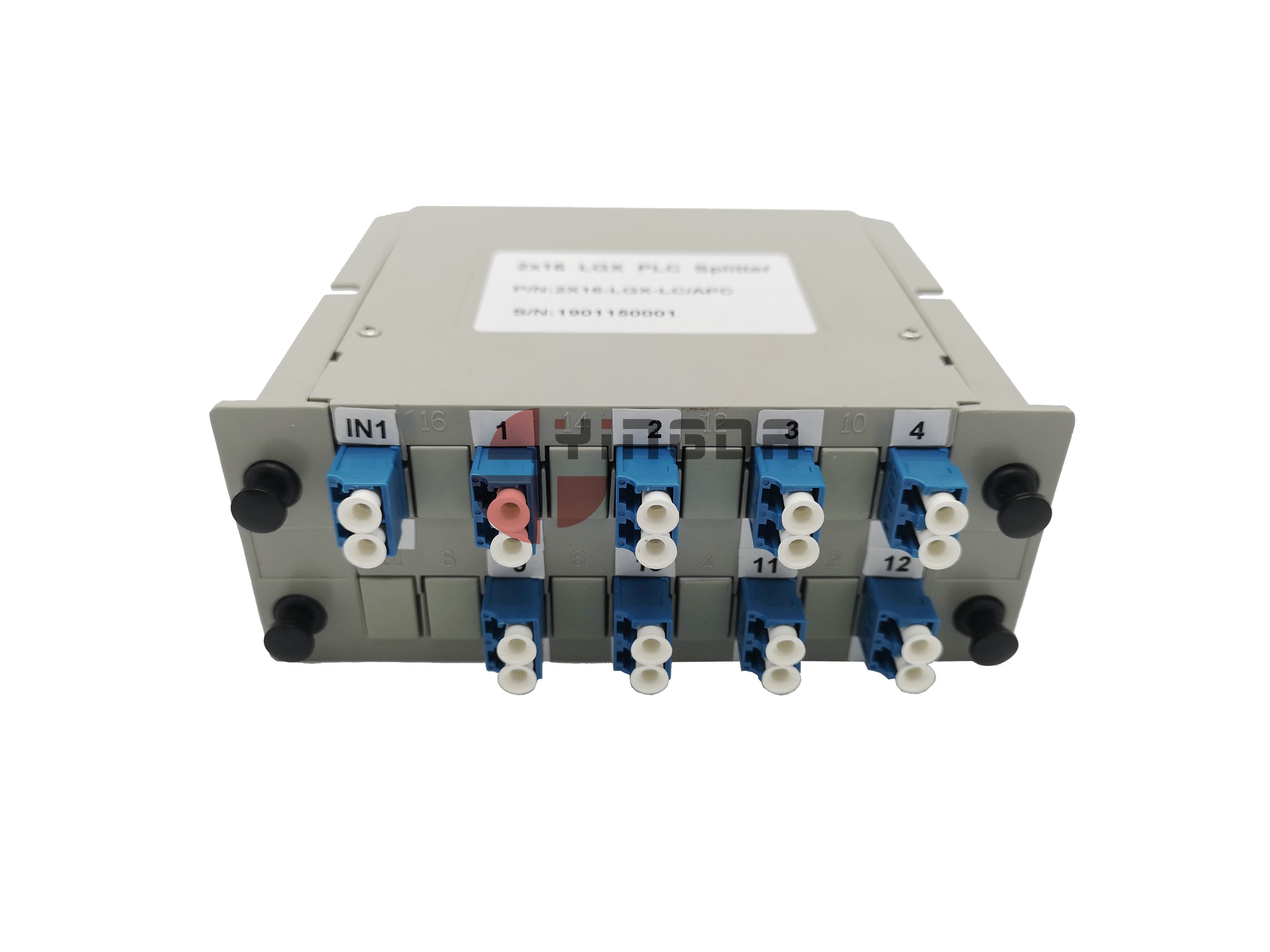 LC SC ABS Fiber Optic Passive Splitter 16 Port LGX Cassette Module 2X16 ...