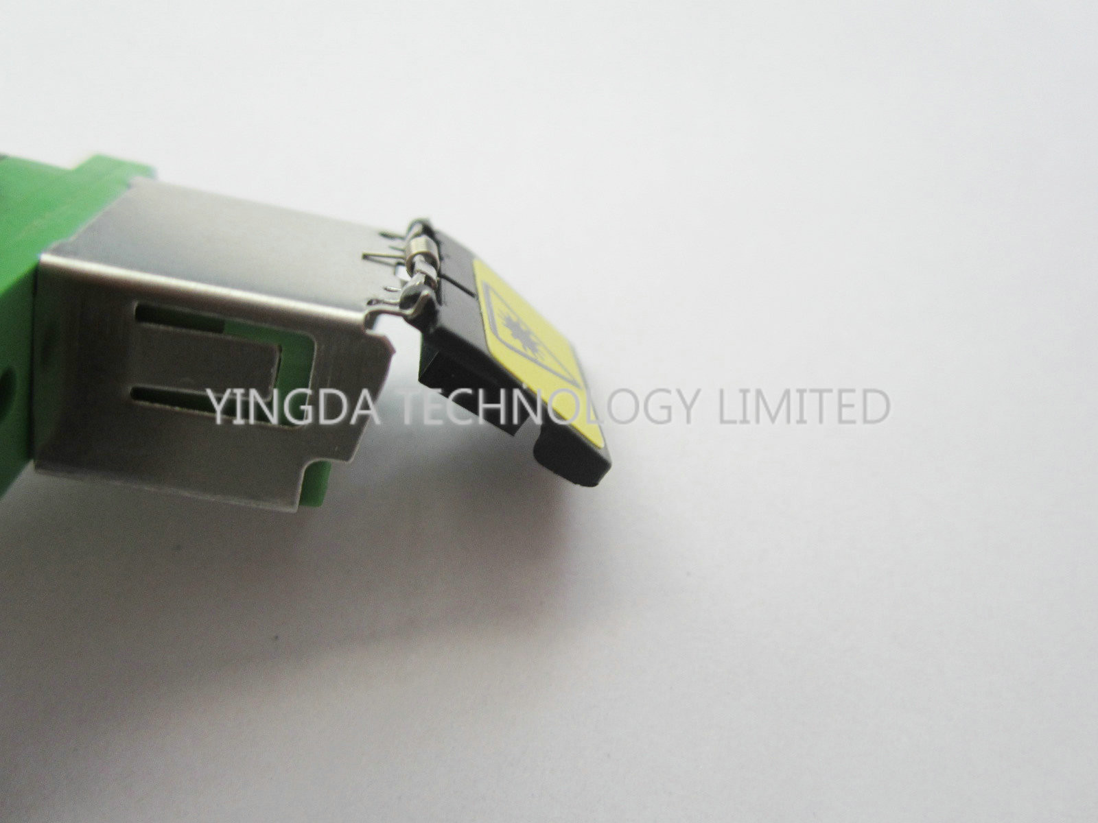 Metal Auto Shutter SC APC Fiber Optical Adaptor Simplex Compliant with ...