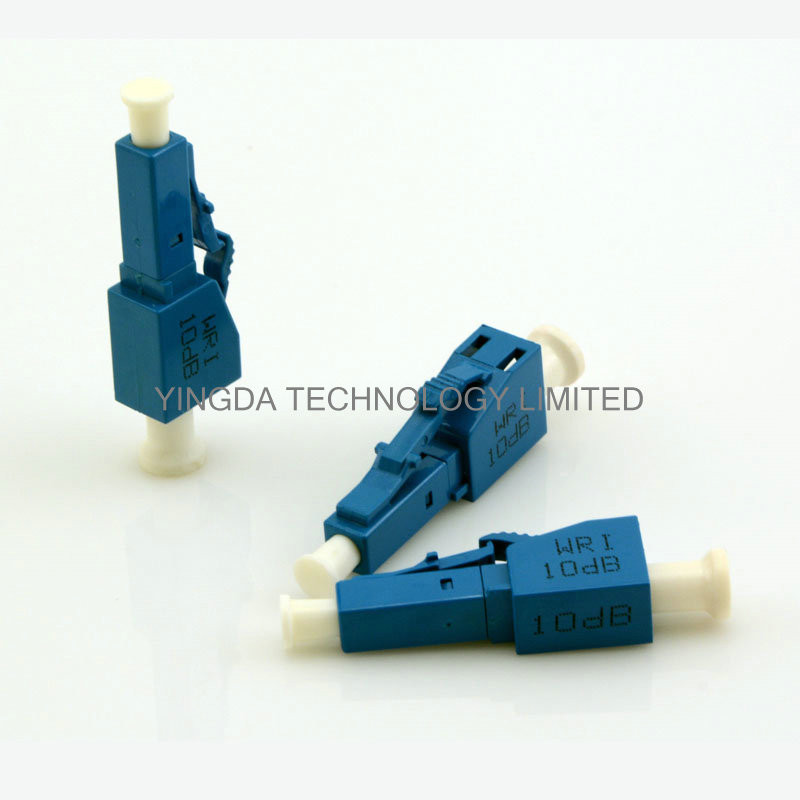 Fixed Type 10dB , 1 20dB Multimode Fiber Attenuator LC/PC For CATV FTTH