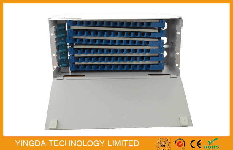 72 Fibers / Core SC FC Rack Mount Fiber Optic Patch Panel Welding Unit ...