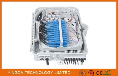 24 Cores Fiber Optic Distribution Box For Uncut Cable , Mid Span Access FTTH Fibre Splice Box