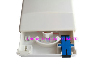 1 Port FTTH Box indoor Wall Mounting Resident Fiber Optical Distribution Box Faceplate