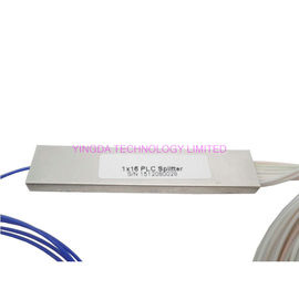 GPON FTTH Fiber Optic Passive Mini Optical Splitter 1*16 900um Single mode SC APC connectors