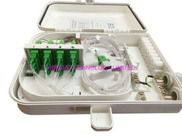 Outdoor 16 Core Fiber Optic Termination Box With SC/APC Adapters