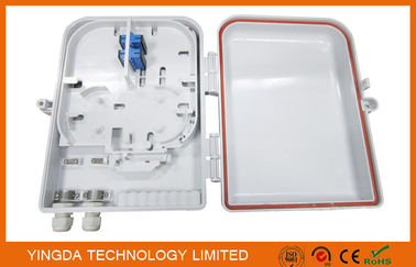 Outdoor iIP68 16 Ports Fiber Optic Cable PLC Splitter DistributionTermination Box White Plastic