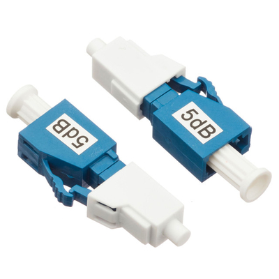 LC UPC Fiber Optical Attenuator Male To Female Fiber Optic 3dB 10dB 15dB 20dB