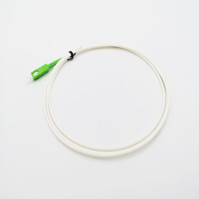 SC/APC SM SX 1.5M Fiber Optic Pigtails 2.0mm 3.0mm White Cable For Indoor FTTH