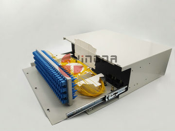 Dustproof Fiber Optic Patch Panel ODF SC Optical Distribution Frame Metal Slide Out Type