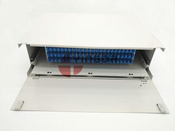 Dustproof Fiber Optic Patch Panel ODF SC Optical Distribution Frame Metal Slide Out Type