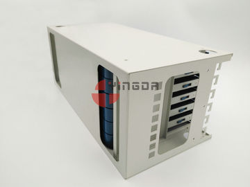 Fiber Management Unit for 19 Inch 72 Port ODF 4U Metal White 1.2mm With Trays