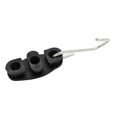 FTTH Drop Cable Tension Clamp With S Galvanize Steel Hook Cable Installation Kits