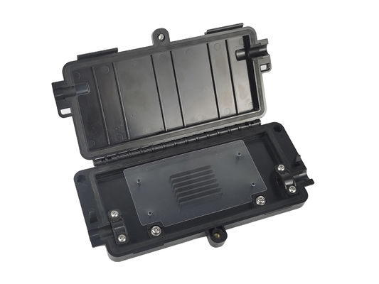 FRB-6A Fiber Optic Splicing Box 12 Cores 1in 1out Splice Closure Black IP65 Wall Mounted