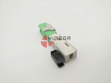 SC Mechanical Fast Fiber Optic Filed Installable Connector APC Green Pre Polished