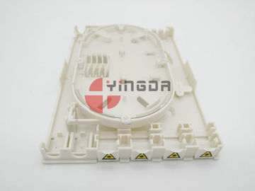 3 Ports 4 Cores FTTH Mini Termination Box ABS for 7-10mm and 2x3mm Drop Cable Entry ROHS