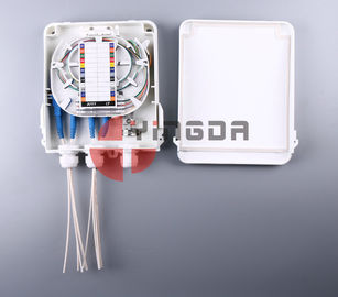 White 8 IP65 Optical Fiber Termination Box Access Terminal FAT